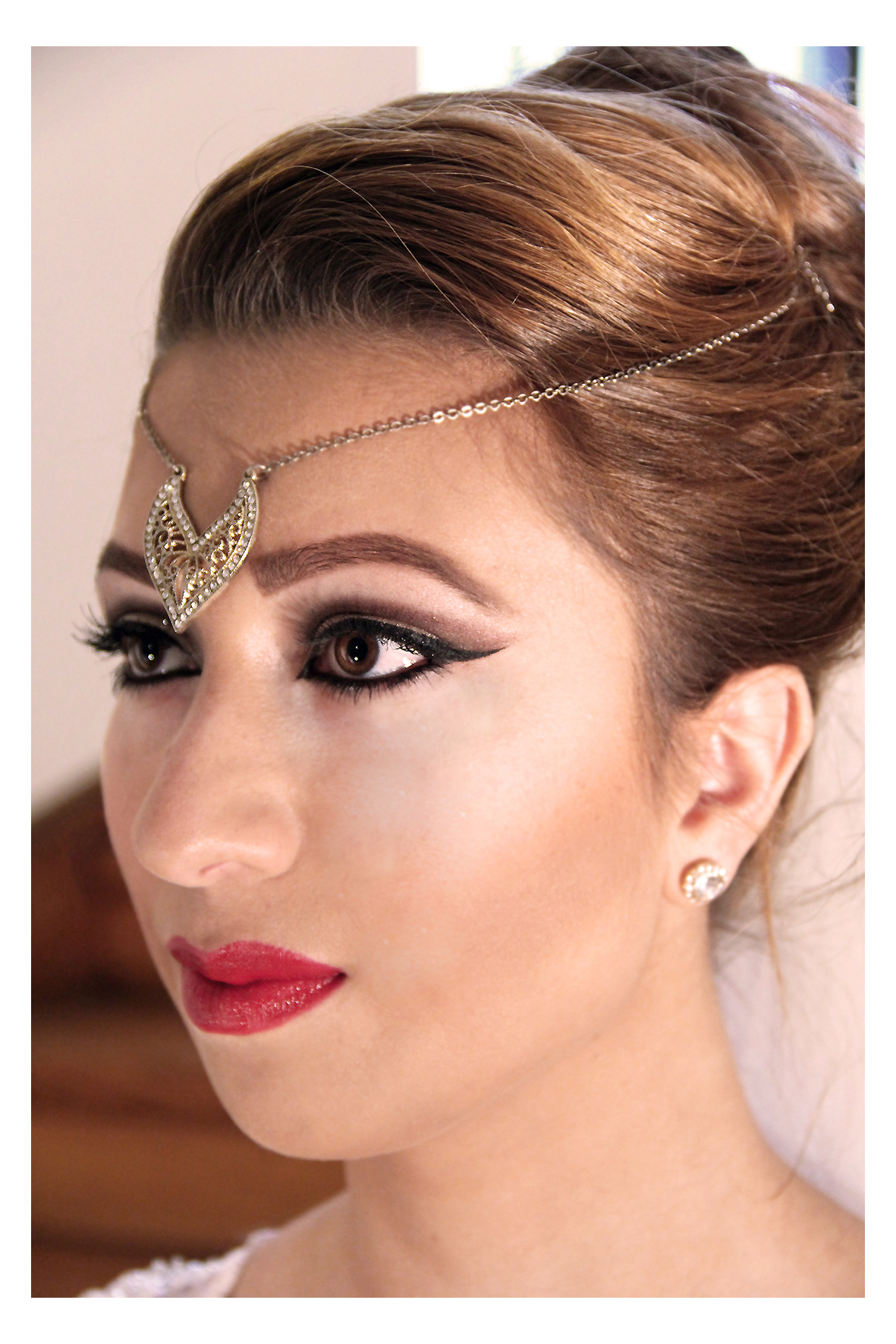 Beispiel arabisches Braut Make-up